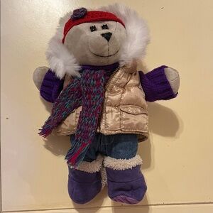 Starbucks Bear Plush 2006 Winter Holiday Bear Coffee Company Collectible